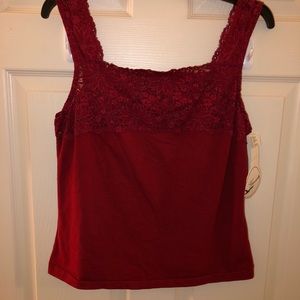 Vintage Gaviota Lace Tank Top